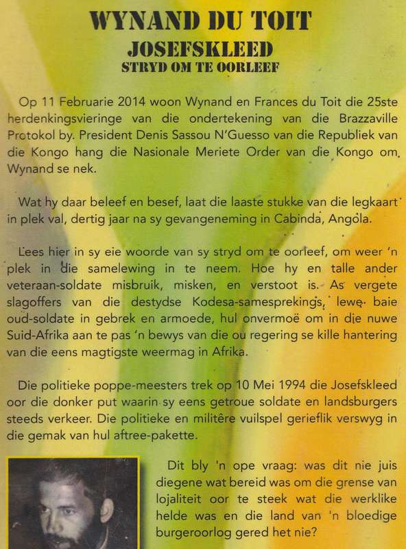 JOSEFSKLEED: STRYD OM TE OORLEEF by Wynand du Toit