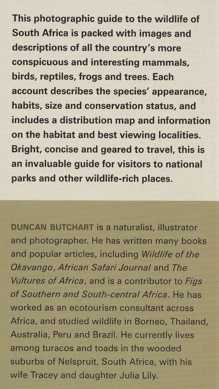 WILDLIFE OF SOUTH AFRICA: A PHOTOGRAPHIC GUIDE by Duncan Butchart