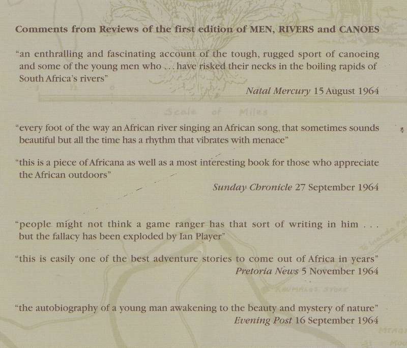 MEN, RIVERS & CANOES by Ian Player
