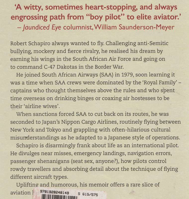 SECRETS FROM THE COCKPIT by Robert Schapiro