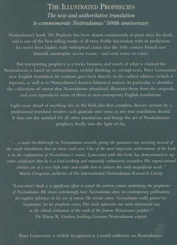 NOSTRADAMUS: THE ILLUSTRATED PROPHECIES by Peter Lemesurier