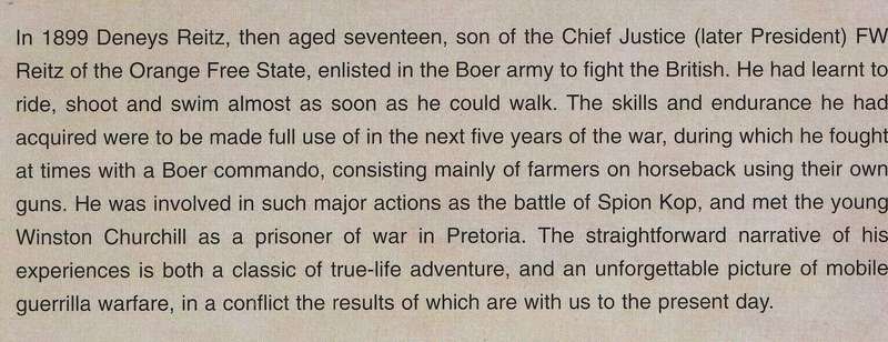 COMMANDO: A BOER JOURNAL OF THE ANGLO-BOER WAR by Deneys Reitz