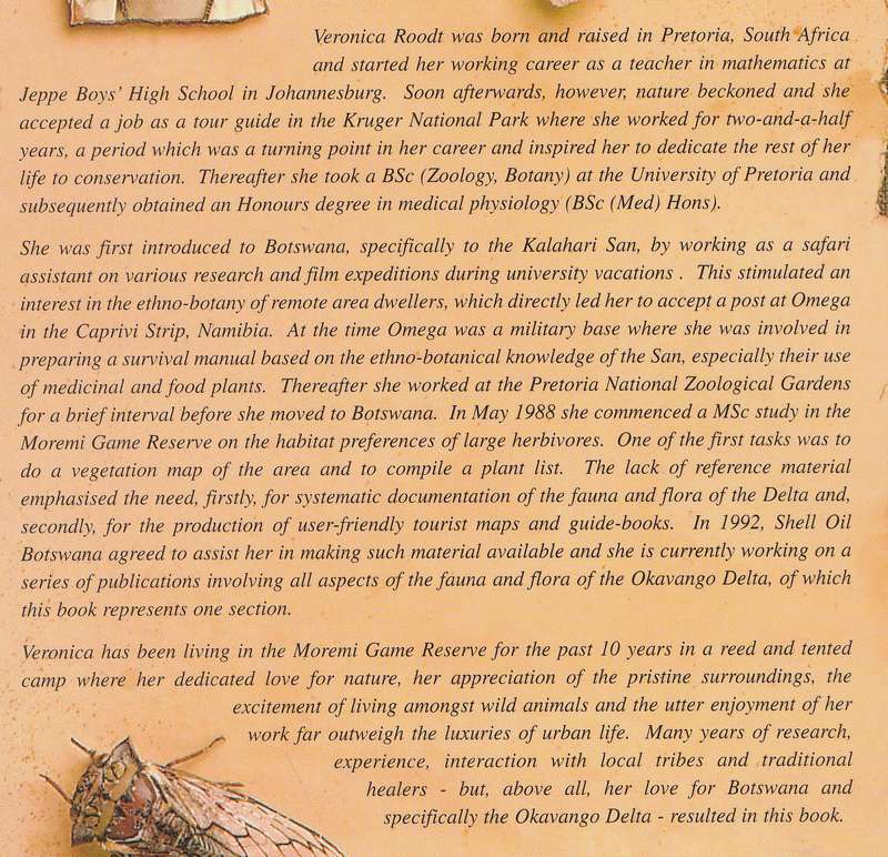 TREES & SHRUBS OF THE OKAVANGO DELTA: MEDICINAL USES & NUTRITIONAL VALUE by Veronica Roodt