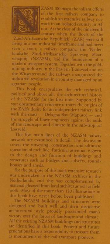THE BUILDINGS STEAM ENGINES & STRUCTURES OF THE NETHERLANDS SOUTH AFRICAN RAILWAY COMPANY