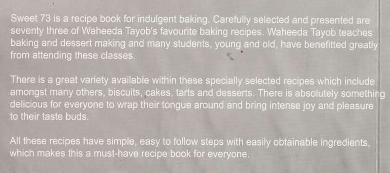 SWEET 73 by Waheeda Tayob