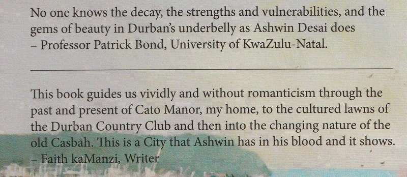 The Archi-Texture of Durban: A Skapie`s Guide by Ashwin Desai **Signed Copy **