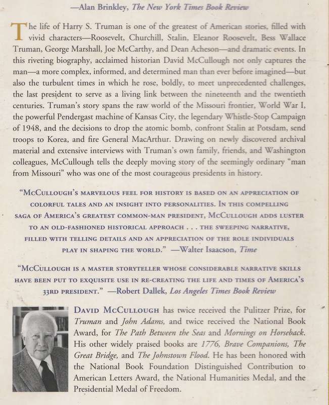 TRUMAN by David McCullough