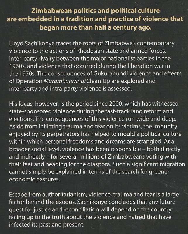 WHEN A STATE TURNS ON ITS CITIZENS by Lloyd Sachikonye