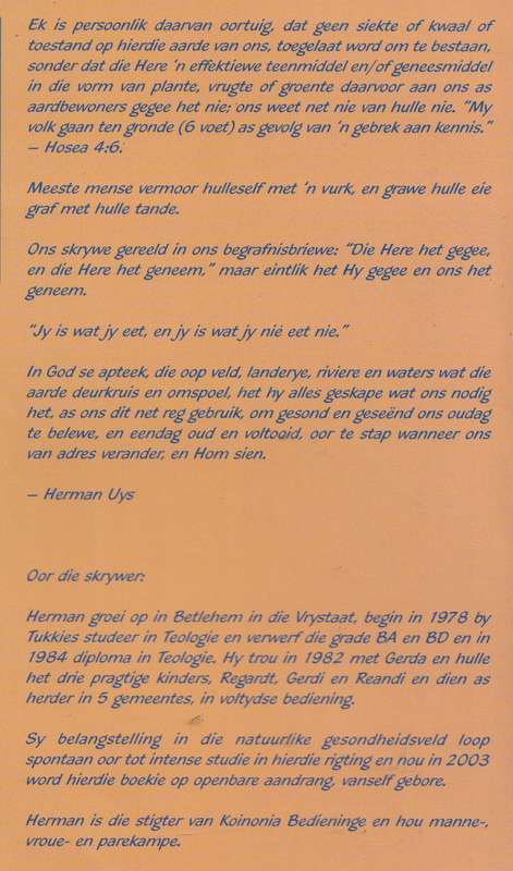 GOD SE APTEEK by Herman Uys