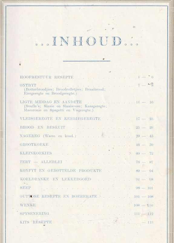 NATALSE CHRISTELIKE VROUE VERENIGING RESEPTEBOEK