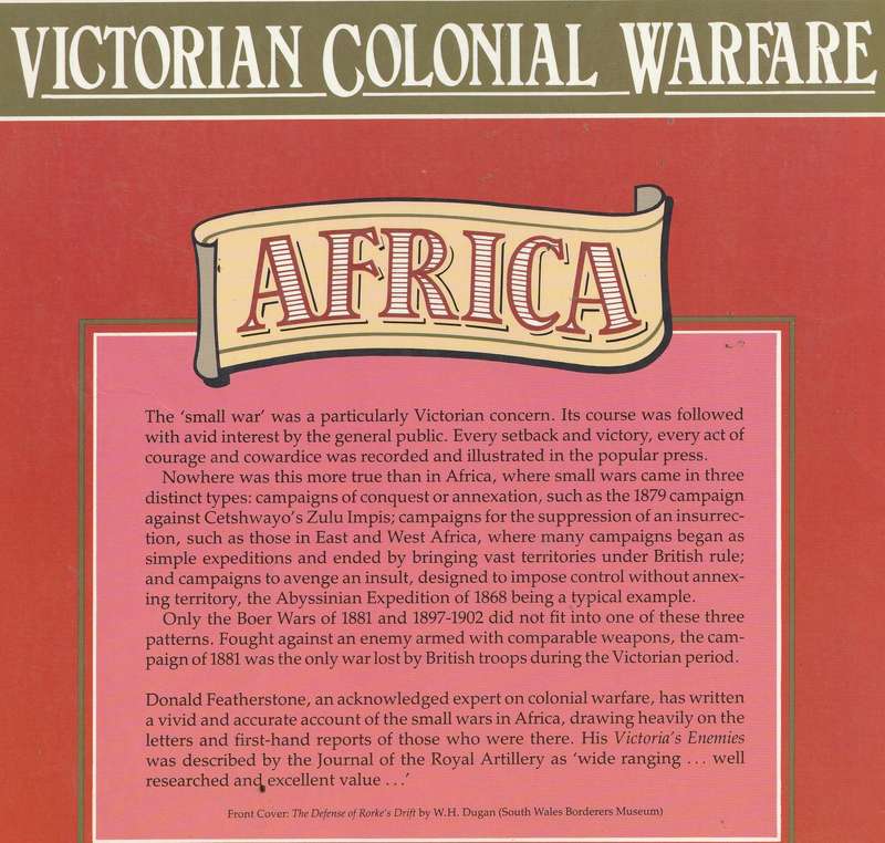 VICTORIAN COLONIAL WARFARE: AFRICA by Donald Featherstone