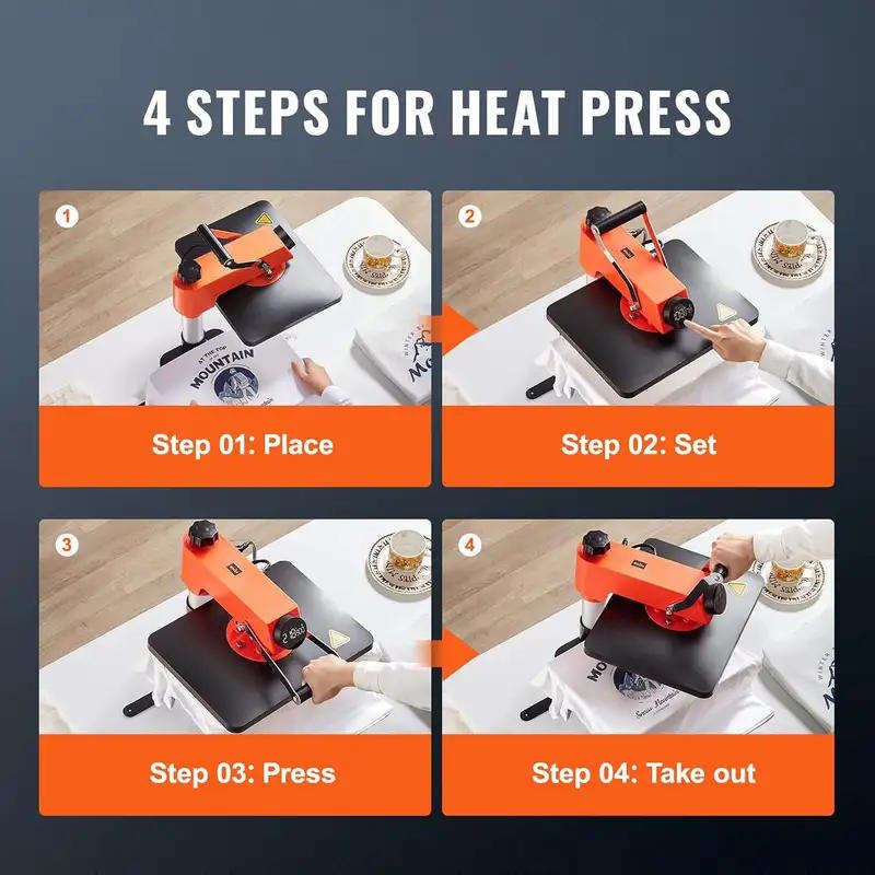 Heat Press Machine  Multifunction Combo Set