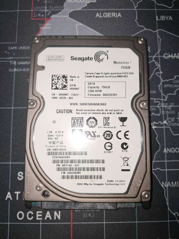 750GB SEAGATE HARD DRIVE