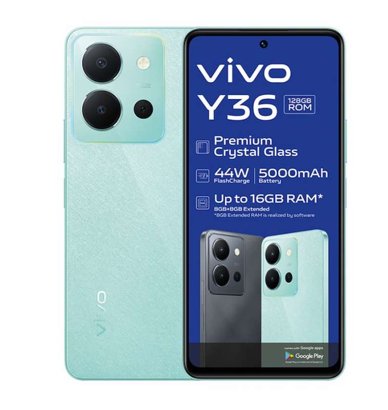 Like new Vivo Y36 smartphone 2024 model, 16GB/128GB, 50MP camera, Snapdragon chip