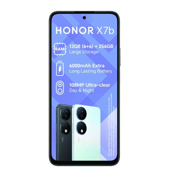 BRAND NEW SMARTPHONE | HONOR X7B, 256/12G| 3DAYS BATTERY, 108MP TRIPLE CLEAR CAM, FINGERPRINT