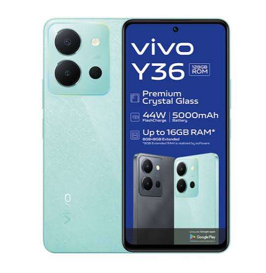 Like new Vivo Y36 smartphone 2024 model, 16GB/128GB, 50MP camera, Snapdragon chip