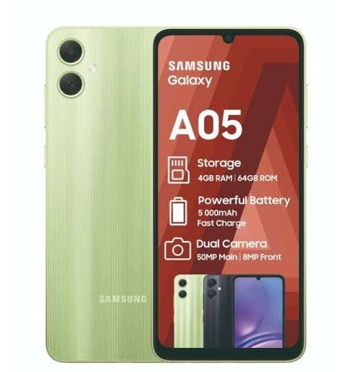 LIKE NEW SAMSUNG GALAXY A05 SMARTPHONE ||50MP DUAL CAM, BIG BATTERY, FHD DISPLAY, BARGAIN