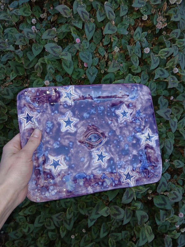 Handmade ceramic Jewellery holder tray