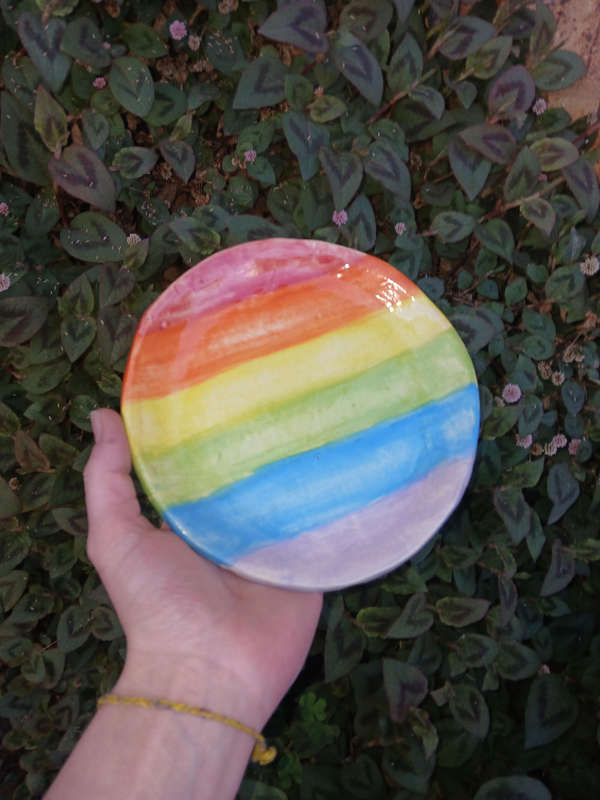 Colorful Ceramic handmade plate
