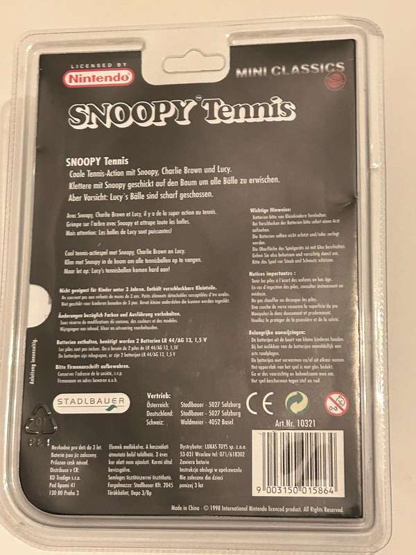 Nintendo Game and Watch Snoopy