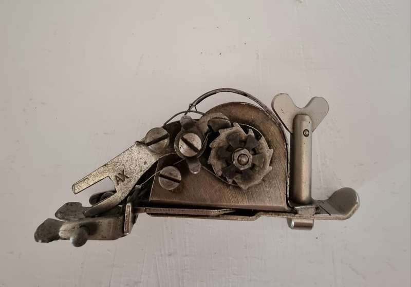 Vintage sewing box with antique accessories