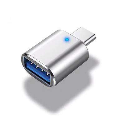 USB C Male To USB 3.0 Female Adapters - Silver