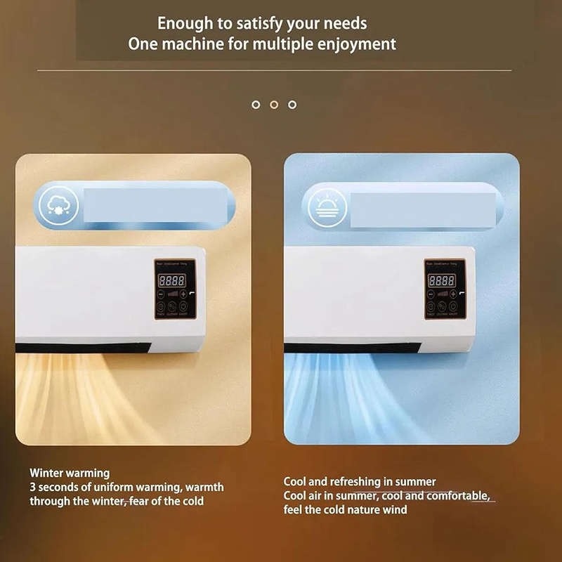 1500W remote control wall heater
