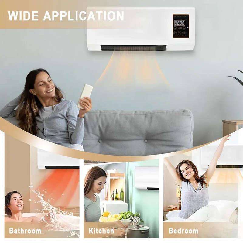 1500W remote control wall heater