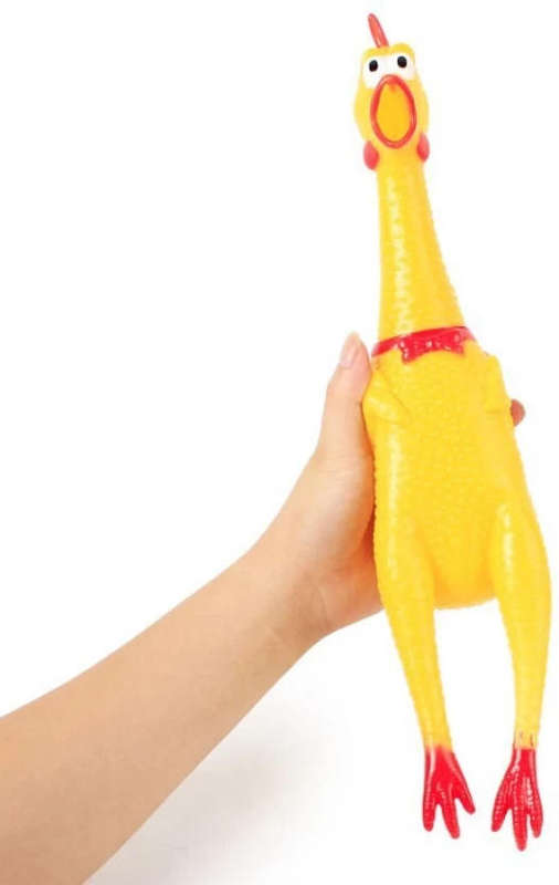 Squeeky Chicken Dog Toy (Shrilling Chicken)