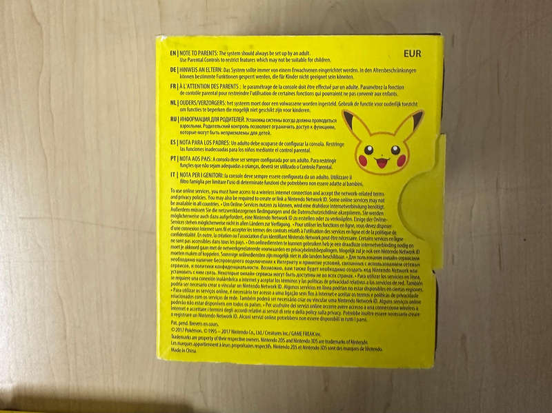 Nintendo 2DS XL Pikachu Edition