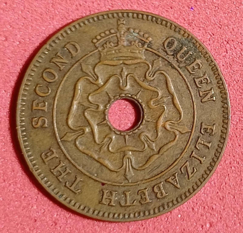 1954 Southern Rhodesia Half Penny