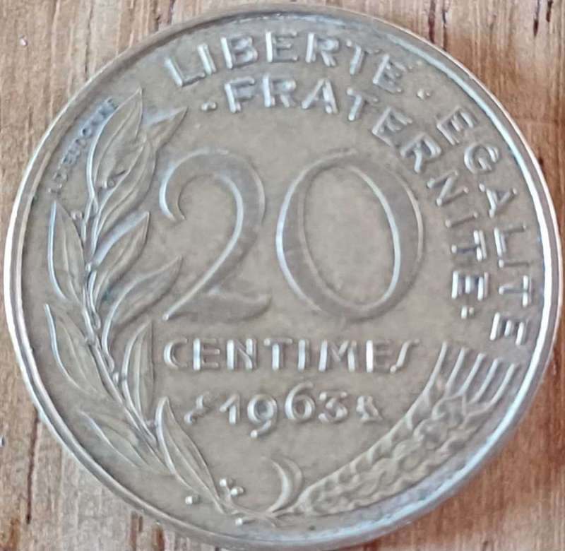 1963 France 20 Centimes