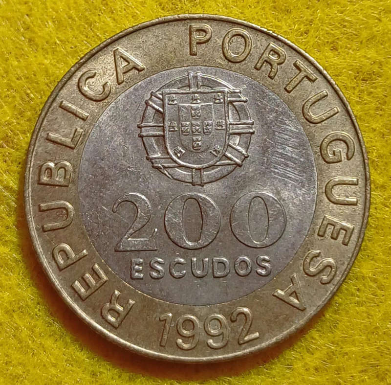 1992 Portugal 200 Escudos