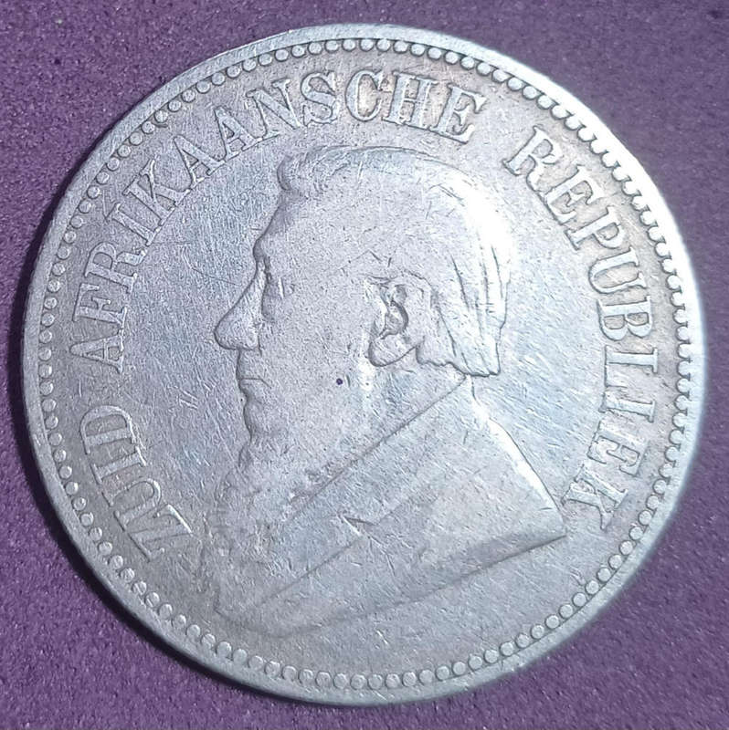 1892 ZAR 2.5 Shillings