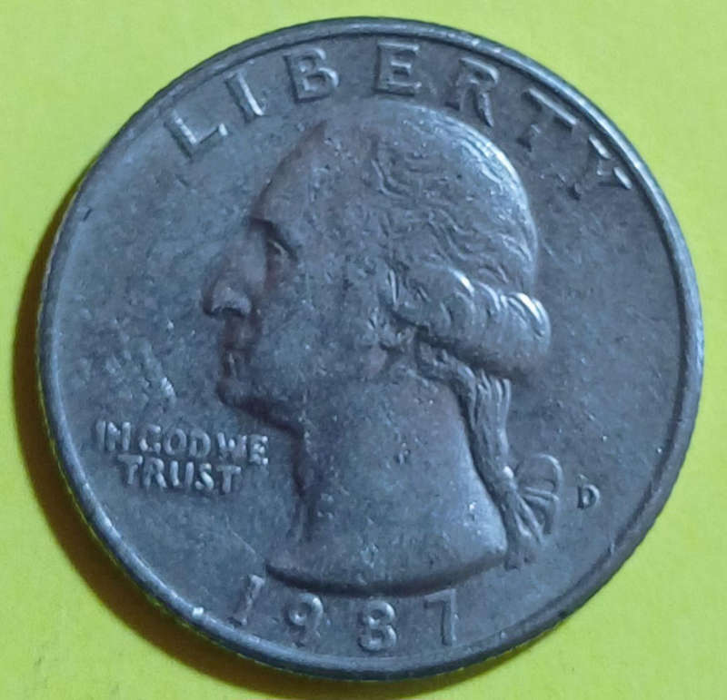 1987 USB Quarter Dollar