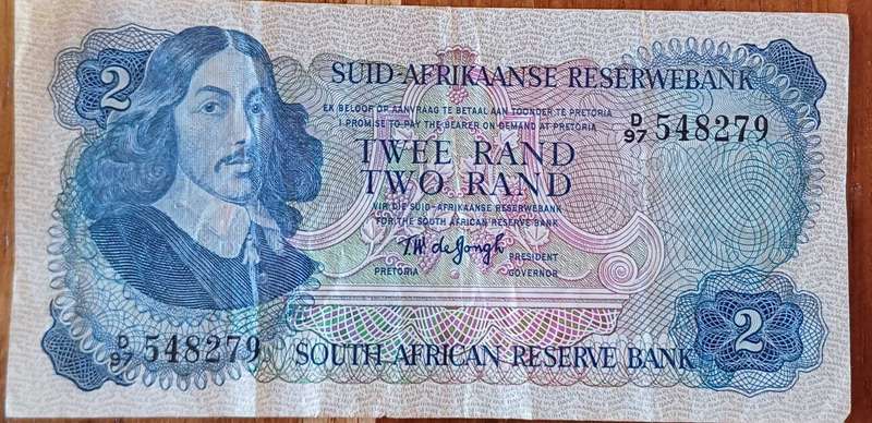 R2 Bank Note - TW de Jongh