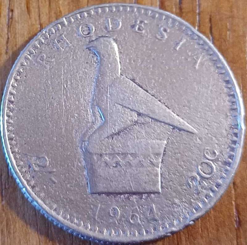 Rhodesia 20 cents 1964