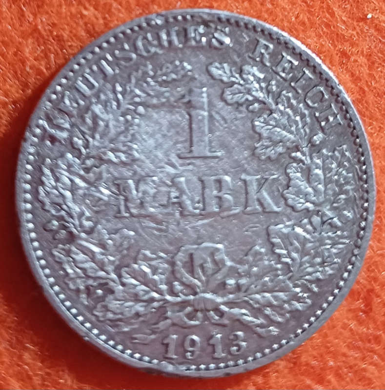 1913 Germany 1 Mark