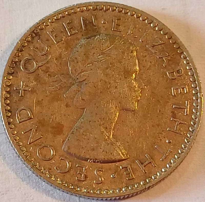 1955 Rhodesia & Nyasaland Six Pence