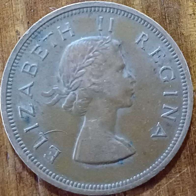 1960 SA Union 1 Penny