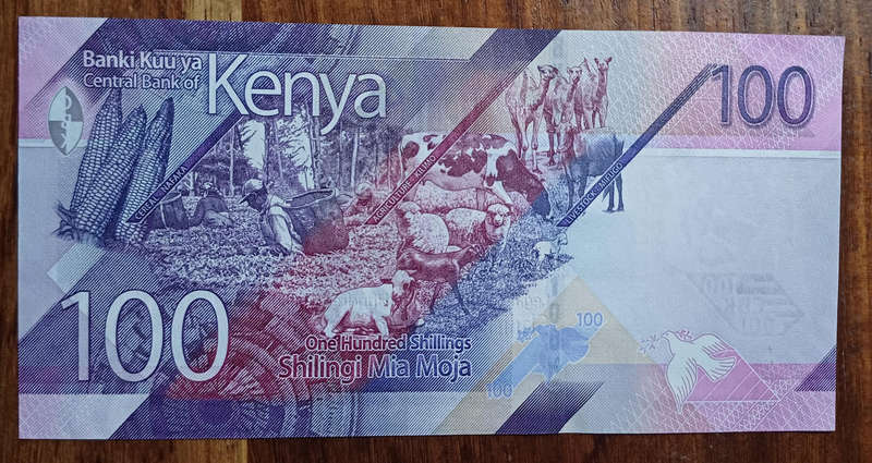 Kenya Bank Note 100 Shillings (UNC)