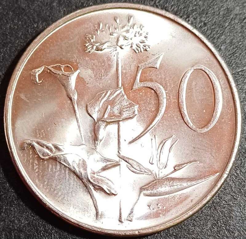 1974 SA 50 Cent UNC