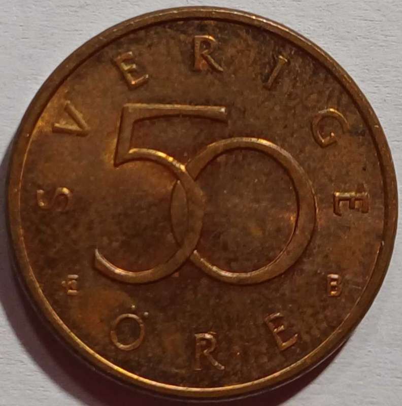 2000 Sweden 50 Öre