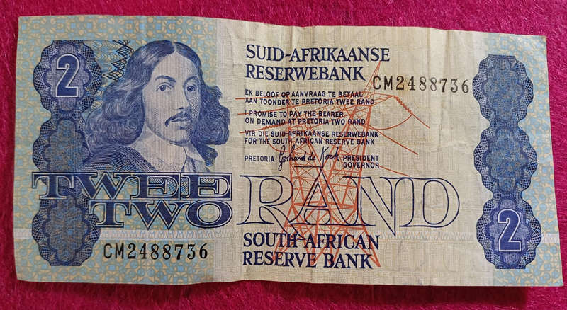 Gerhard de Kock R2 Bank Note