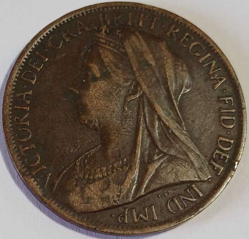 1901 Queen Victoria 1 Penny