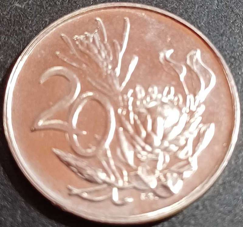 1974 SA 20 Cent