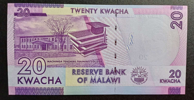 Malawi Bank Note 20 Kwacha (UNC)