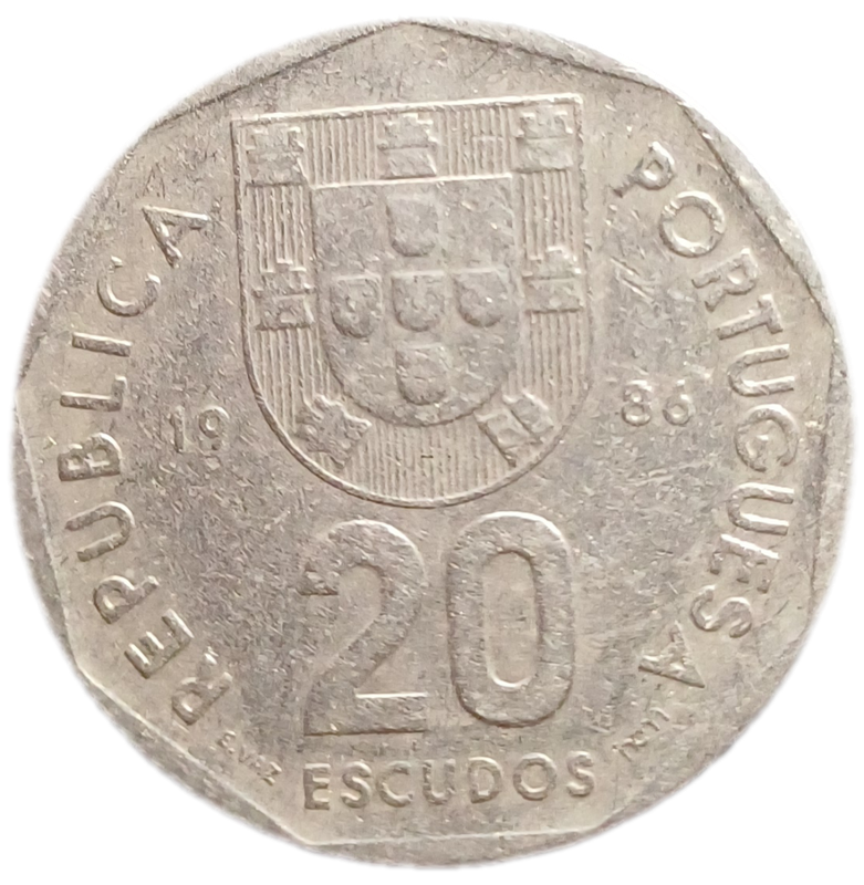 1986 Portugal 20 Escudos