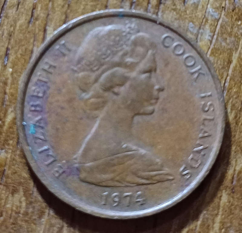 1974 Cook Islands 1 Cent