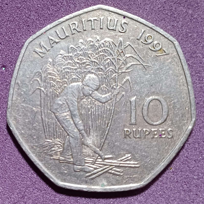 1997 Mauritius 10 Rupees